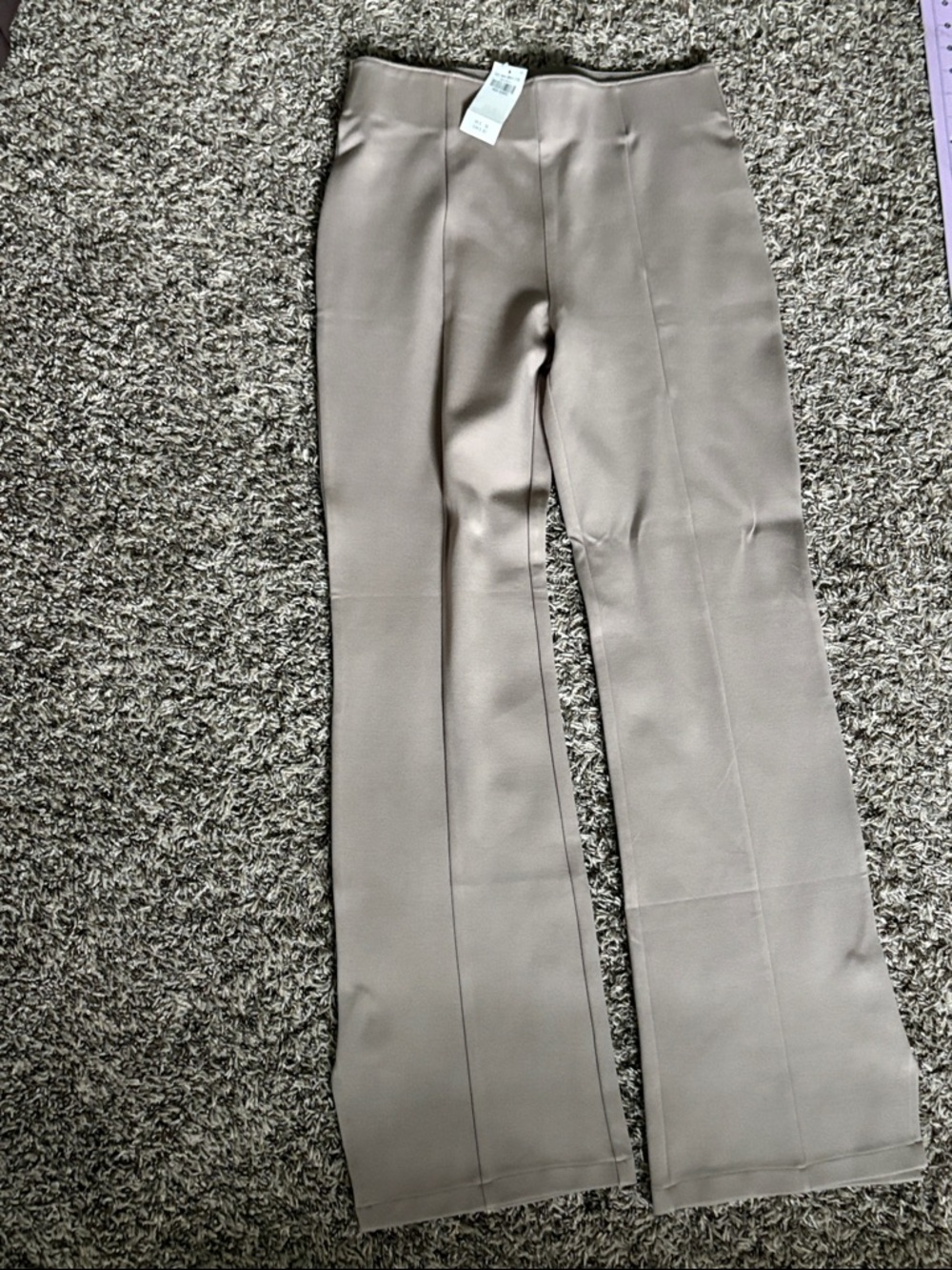 Abercrombie & Fitch Taupe Straight-Leg Trousers never worn new with tags